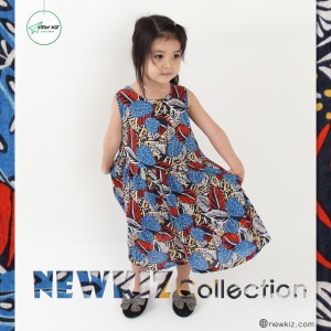 Váy Đầm Bé Gái Họa Tiết Lá Cây